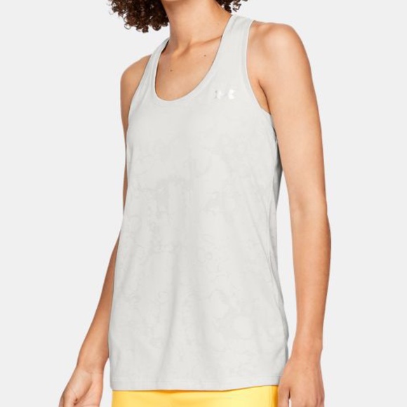 Under Armour Tops - NWT Women's UA Tech™ Marble Tank Onyx White